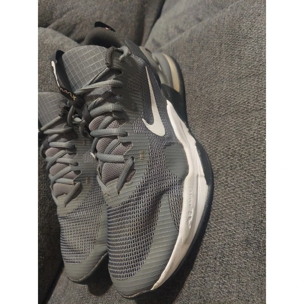 Nike Men's Air Max Alpha Trainer 5 Gray Sz10.5 Gym Workout Lifting Shoes Sneaker